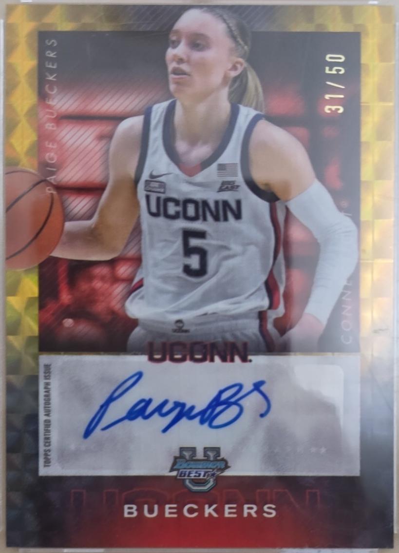 Paige Bueckers [Gold Geometric Refractor] #ISO-PB