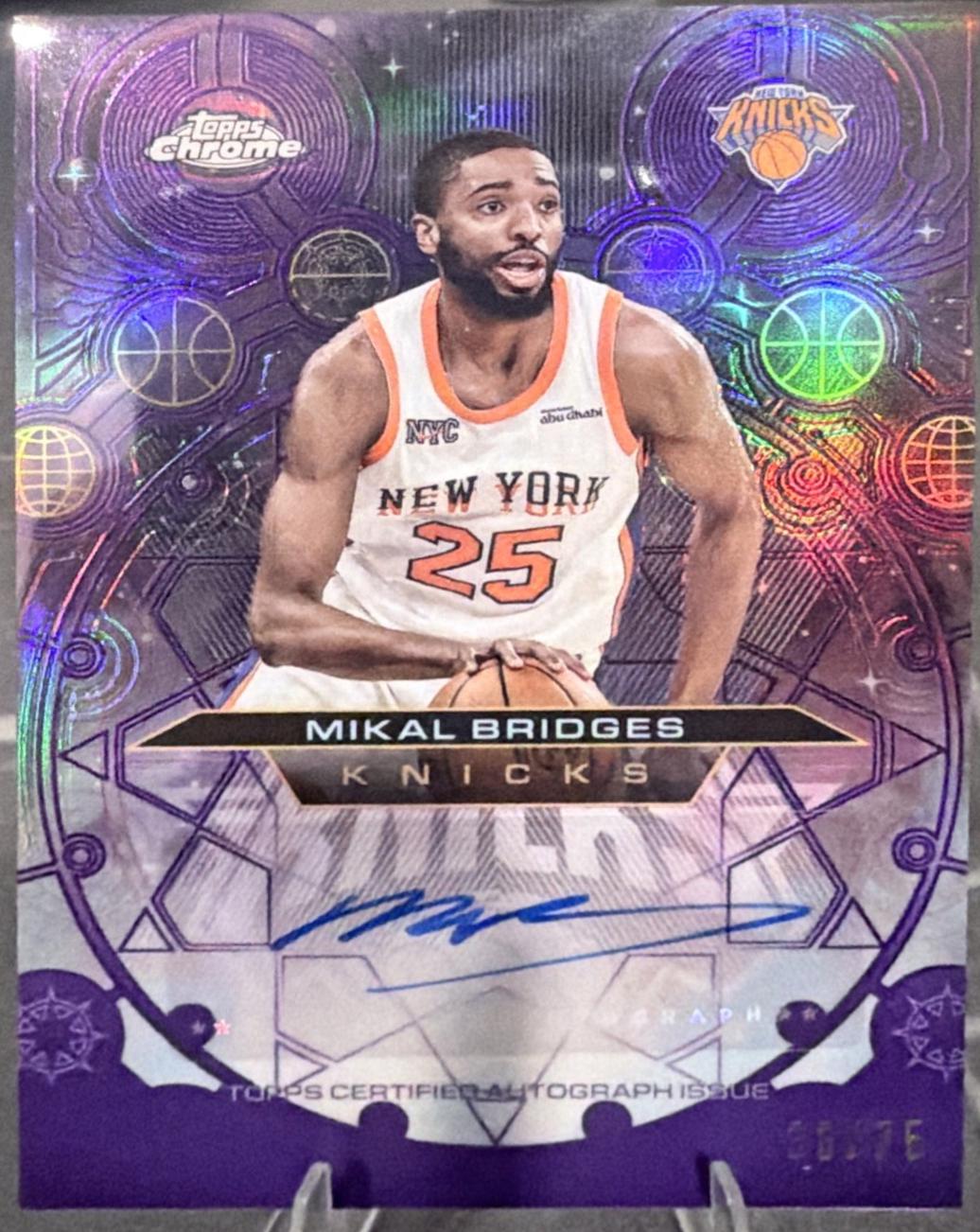 Mikal Bridges [Refractor Purple] #CH-MB