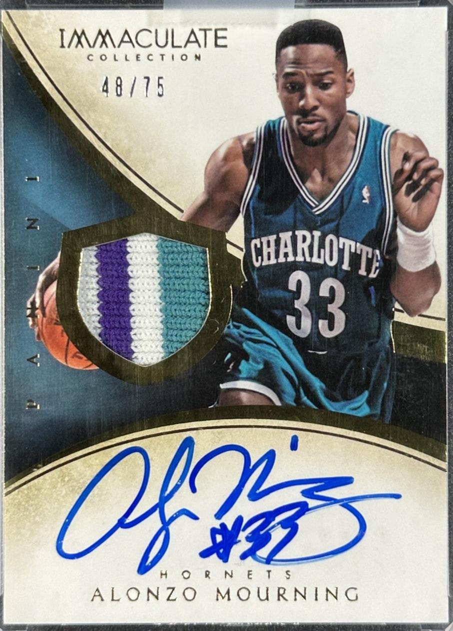 Alonzo Mourning [Autograph] #155