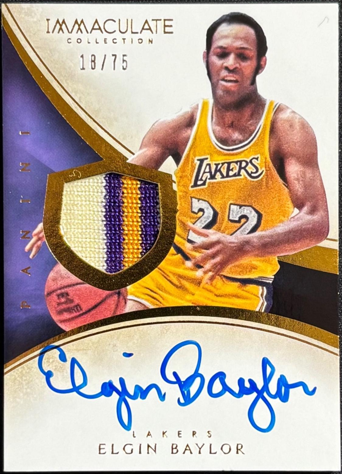 Elgin Baylor [Autograph] #199