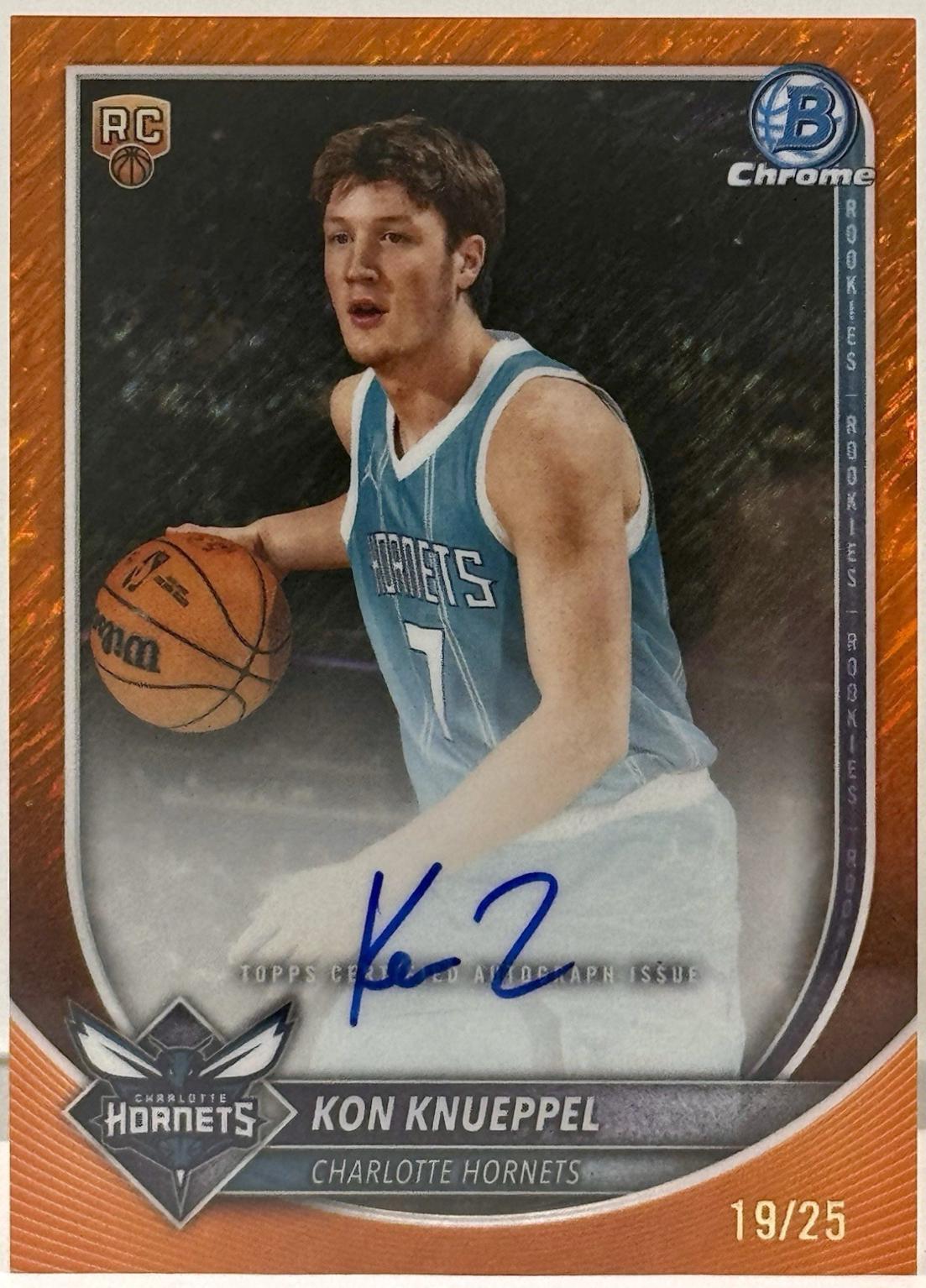 Kon Knueppel [Orange Shimmer Refractor] #BCA-KK