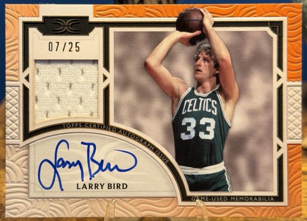 Larry Bird [Orange] #DFA-LB
