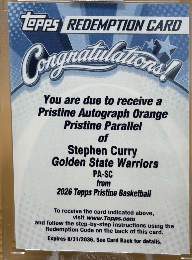 Stephen Curry [Orange] #PA-SC