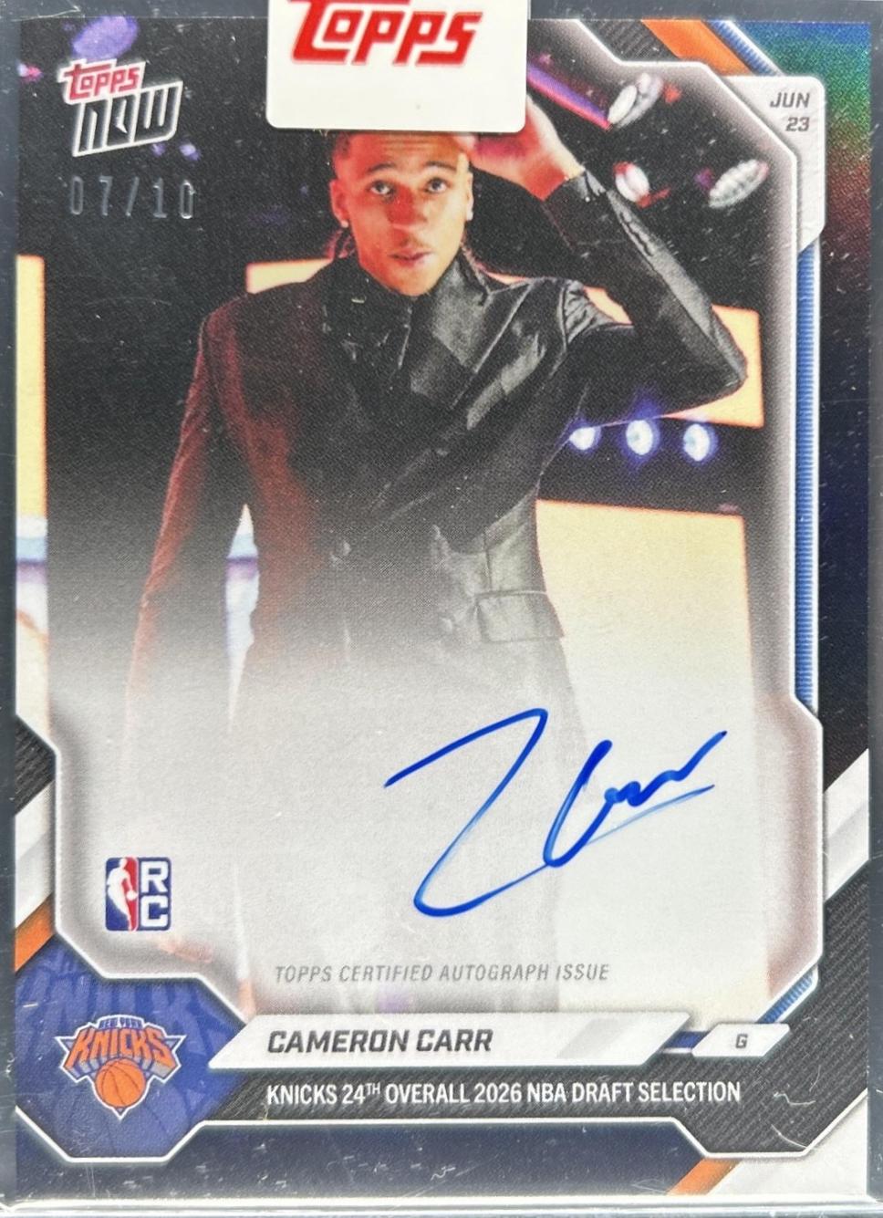 Cameron Carr [Black] #CCAR
