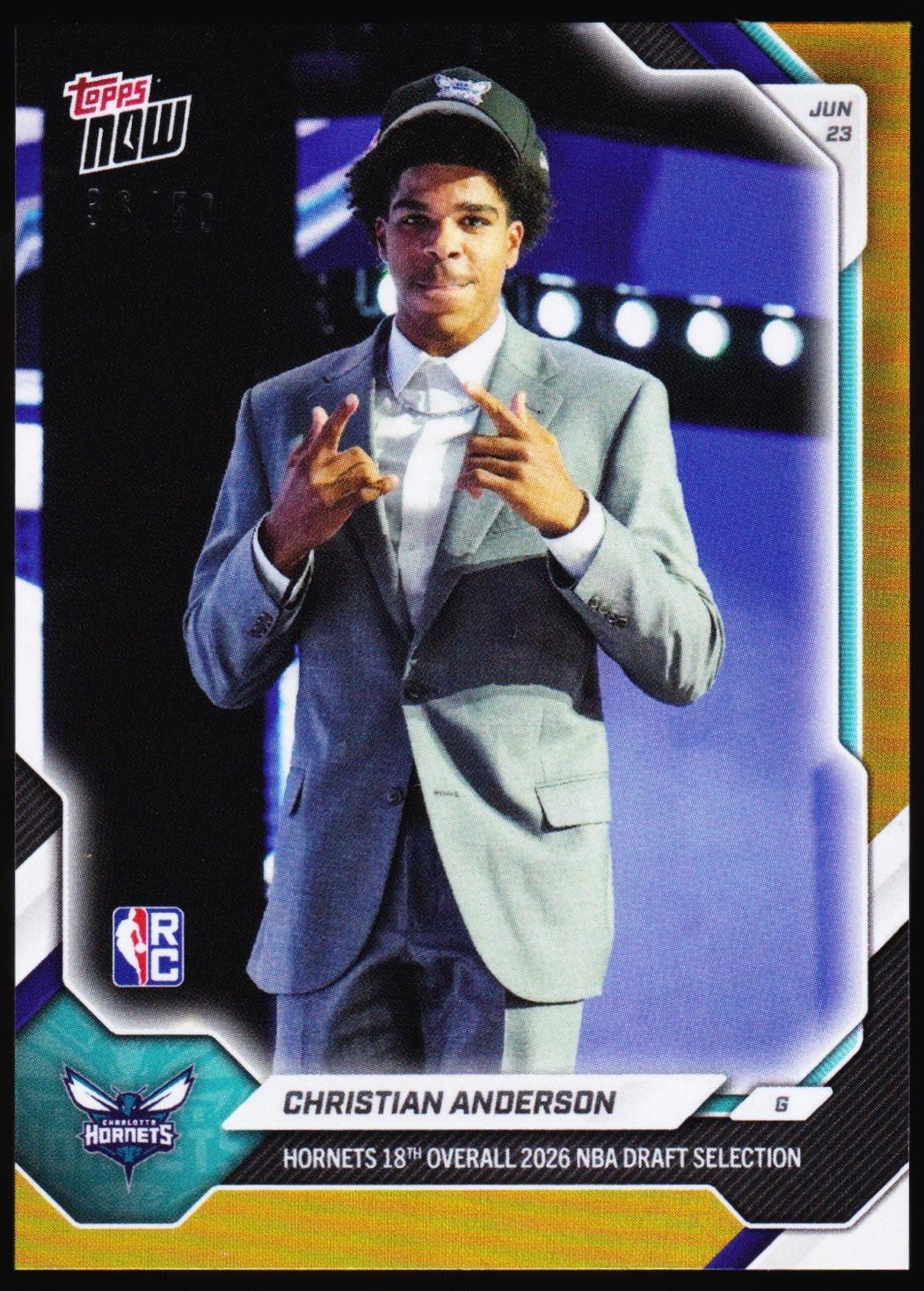 Christian Anderson [Gold] #CAND