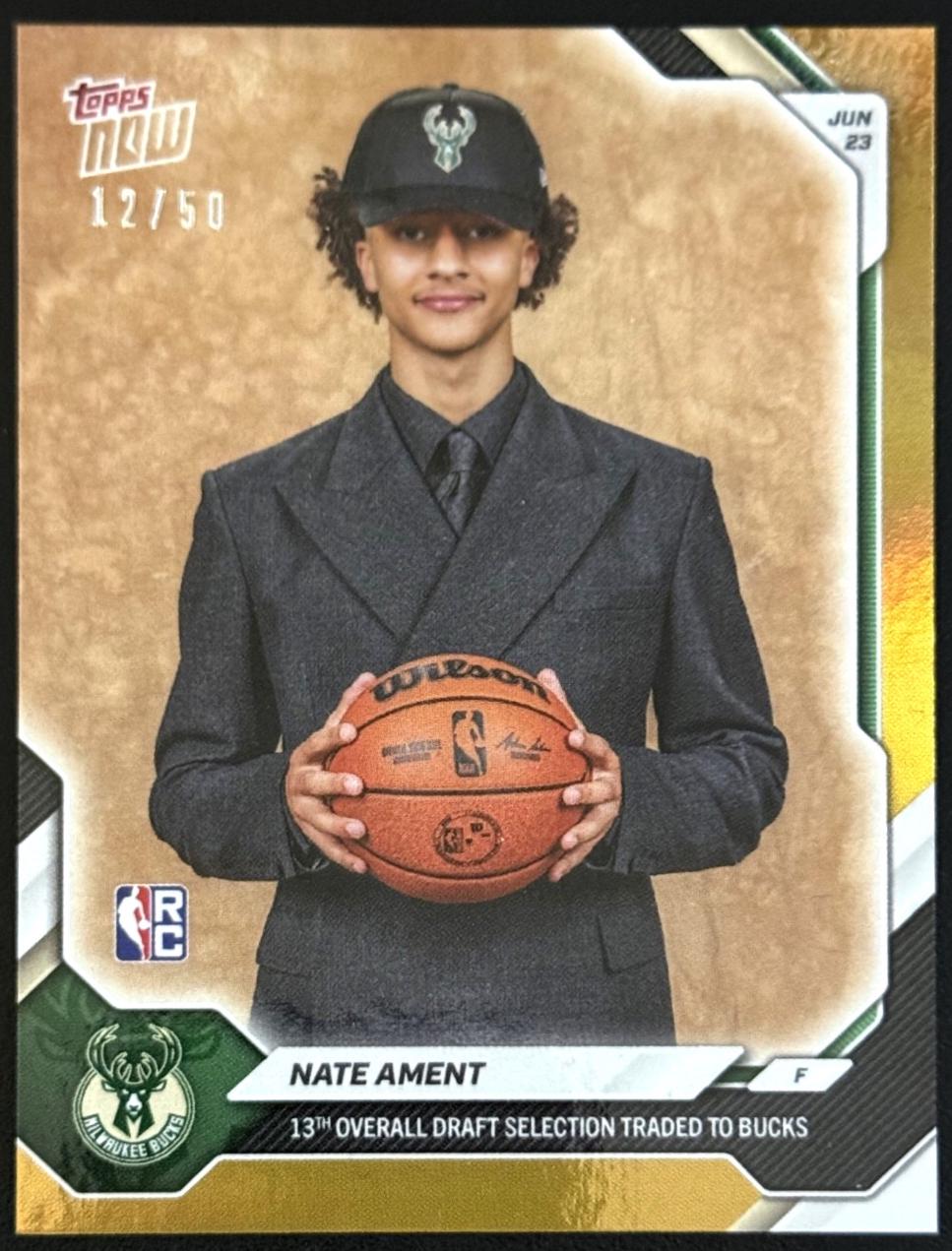 Nate Ament [Gold] #NAM2