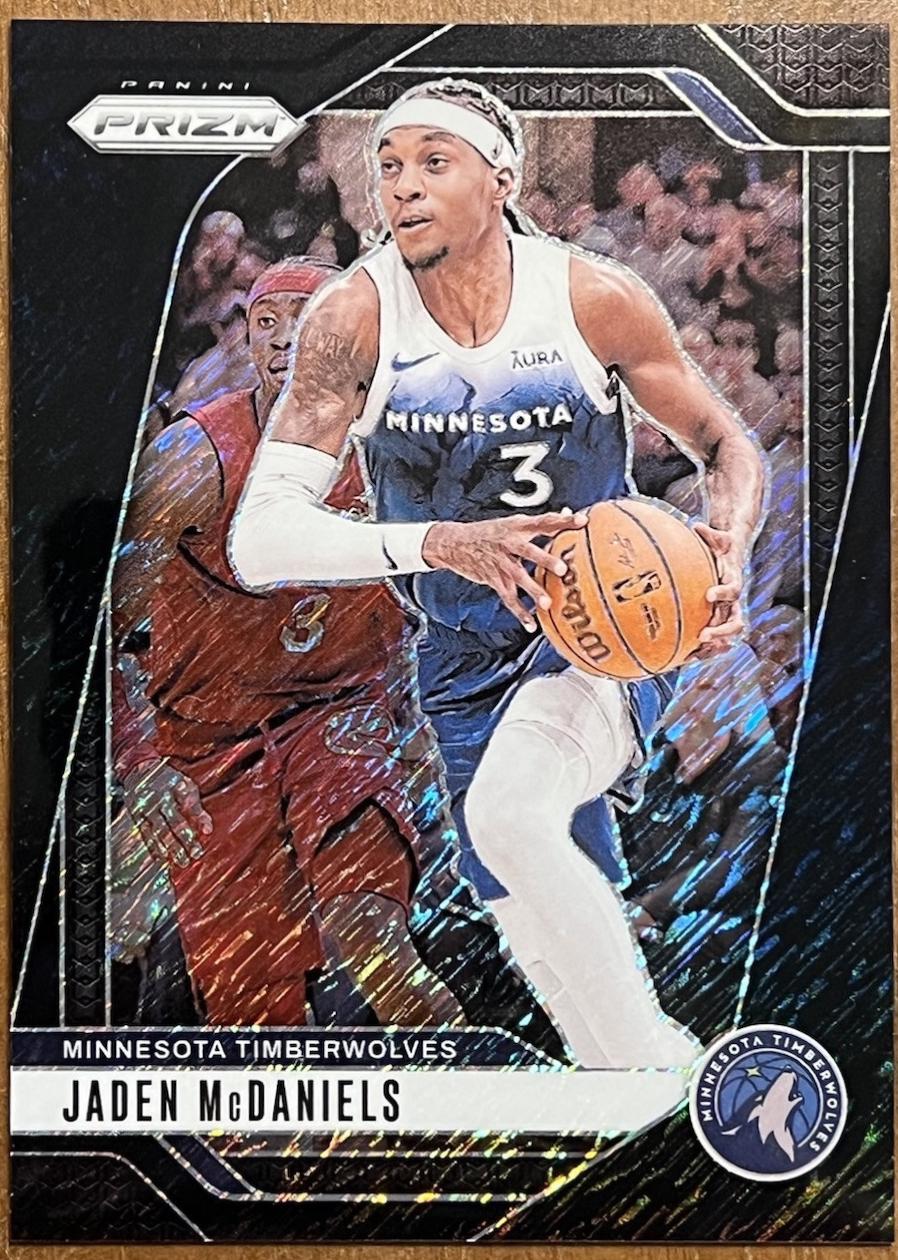 Jaden McDaniels [Black Shimmer FOTL] #175