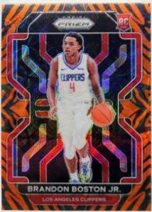 Brandon Boston Jr. [Tiger Stripe Choice Prizm] #330