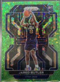 Jared Butler [Fast Break Green Prizm] #290