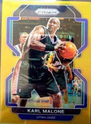 Karl Malone [Gold Prizm] #259