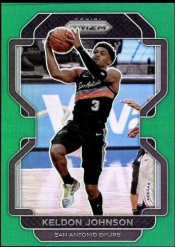 Keldon Johnson [Green Shimmer] #210