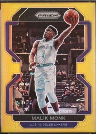 Malik Monk [Gold Prizm] #56
