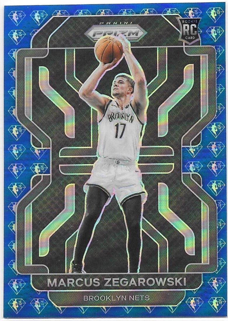 Marcus Zegarowski [75th Anniversary Blue Prizm] #300
