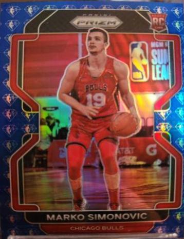 Marko Simonovic [75th Anniversary Blue Prizm] #166