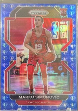 Marko Simonovic [75th Anniversary Red Diamond Prizm] #166