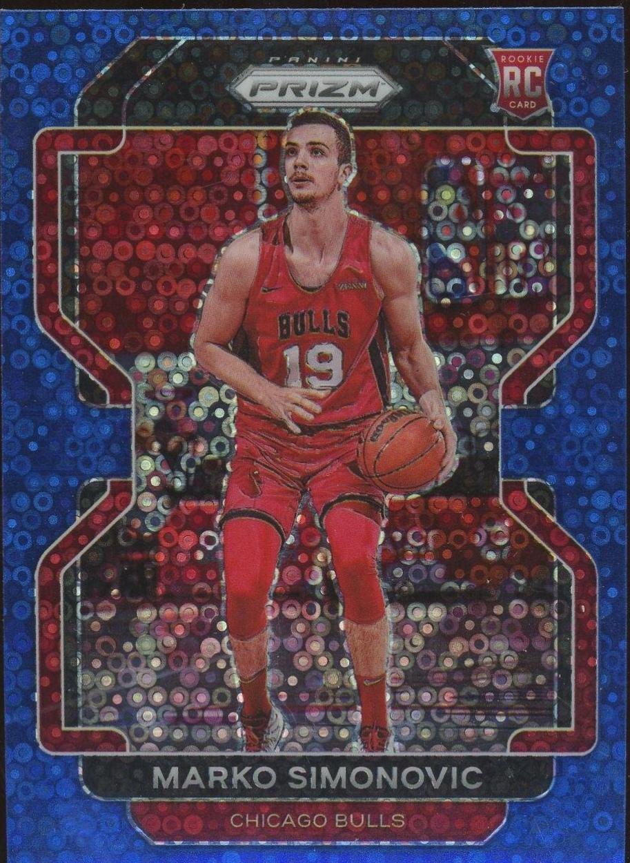 Marko Simonovic [Fast Break Blue Prizm] #166