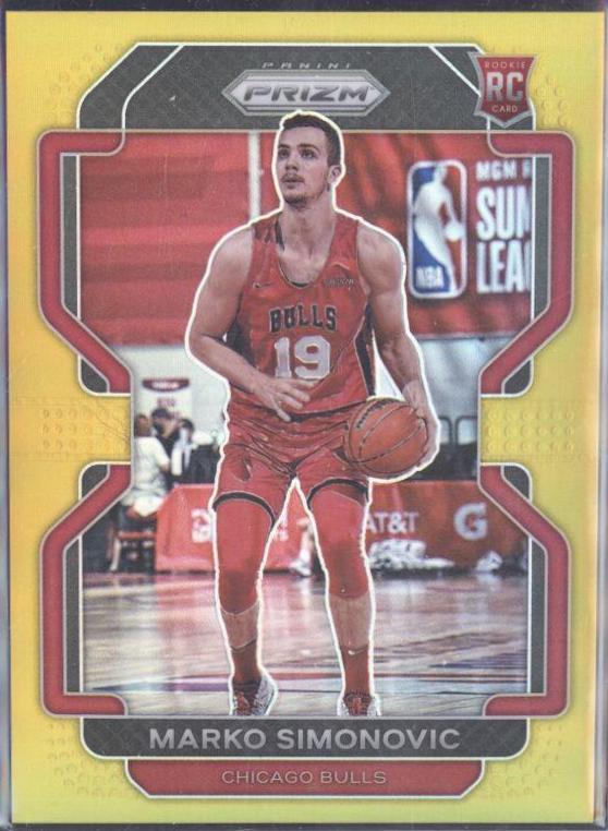 Marko Simonovic [Gold Prizm] #166