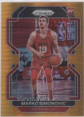 Marko Simonovic [Orange Hyper Prizm] #166