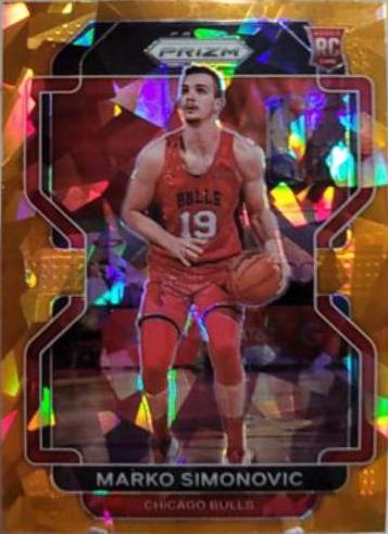 Marko Simonovic [Orange Ice Prizm] #166