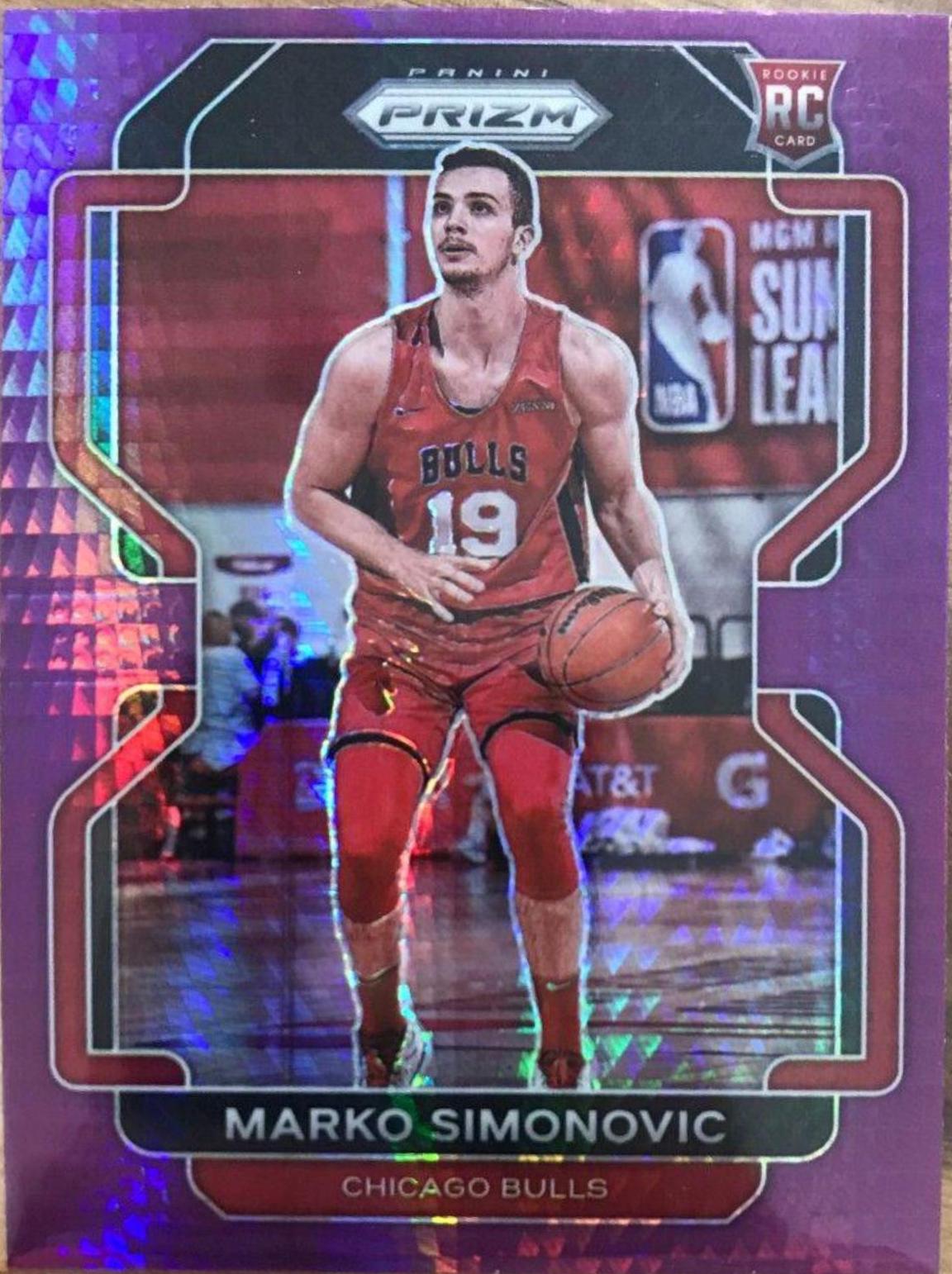 Marko Simonovic [Purple Hyper Prizm] #166
