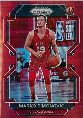Marko Simonovic [Red Hyper Prizm] #166