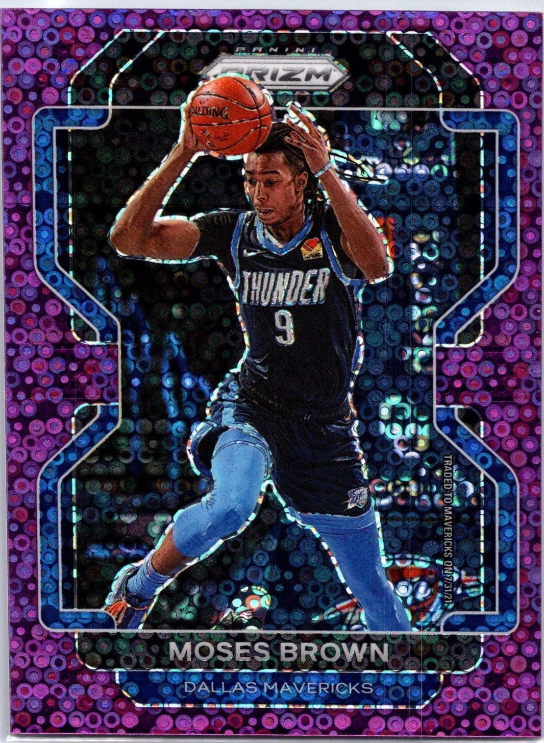 Moses Brown [Fast Break Purple Prizm] #173
