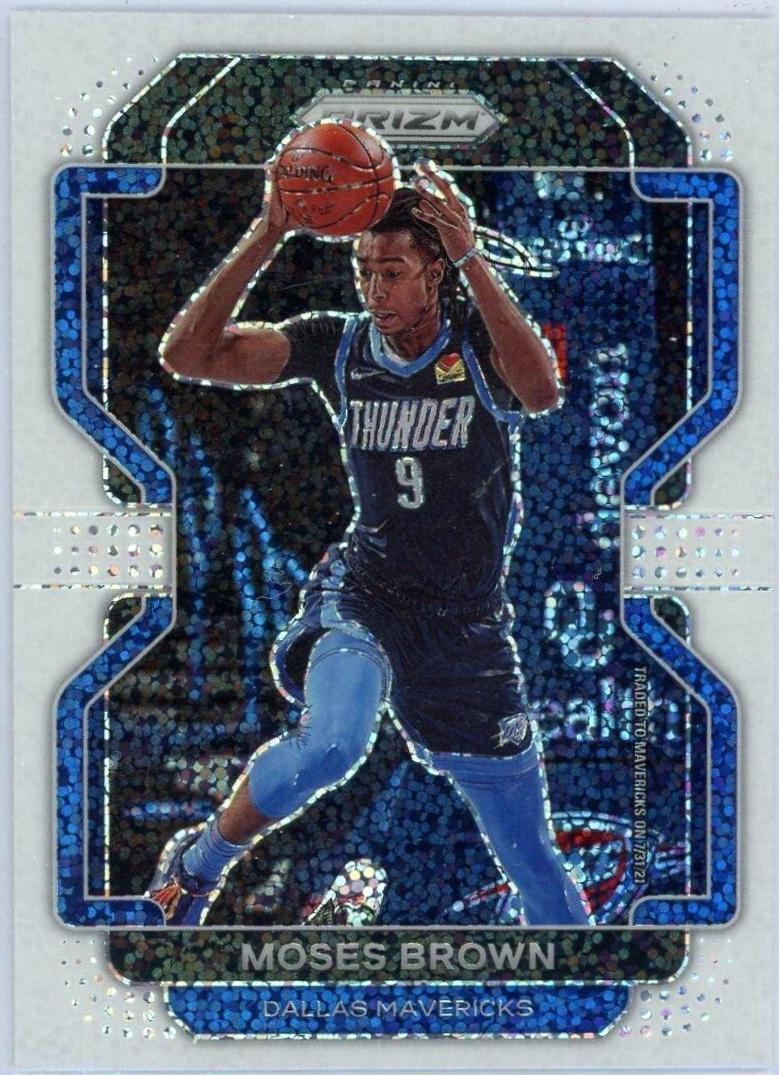 Moses Brown [White Sparkle Prizm] #173