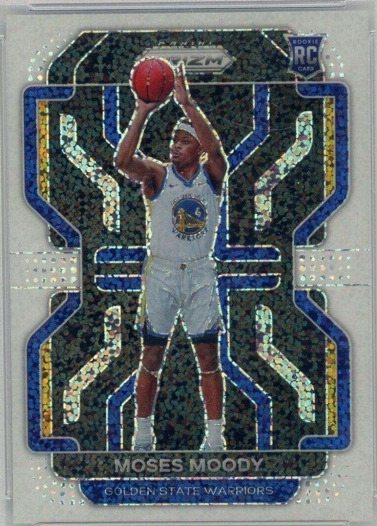 Moses Moody [White Sparkle Prizm] #308