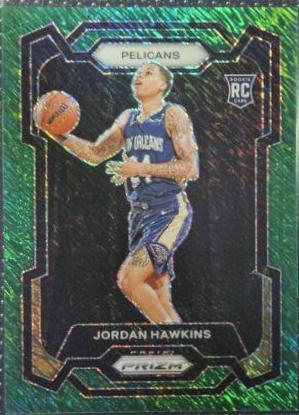 Jordan Hawkins [Green Shimmer] #130