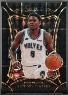 Anthony Edwards [Finite Black Prizm] #364