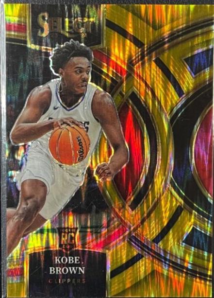 Kobe Brown [Flash Gold Prizm] #110