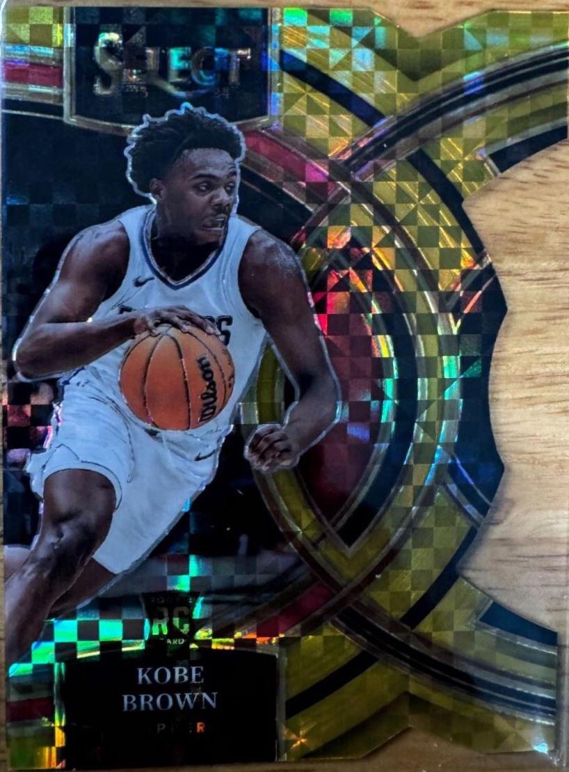 Kobe Brown [Gold Die-Cut Prizm] #110