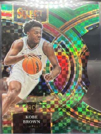 Kobe Brown [Green Die-Cut Prizm] #110