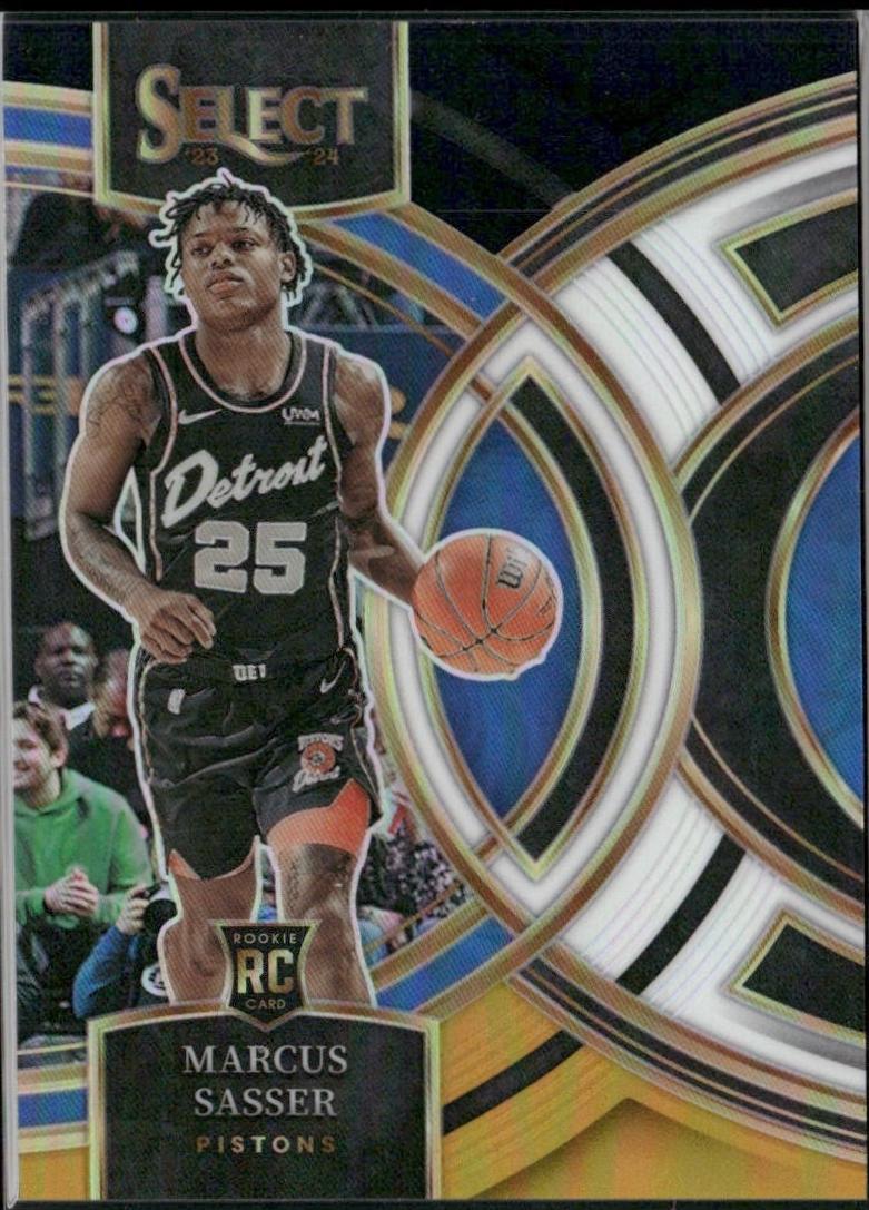 Marcus Sasser [Black White Gold Prizm] #114