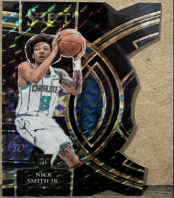 Nick Smith Jr. [Finite Black Die-Cut Prizm] #119