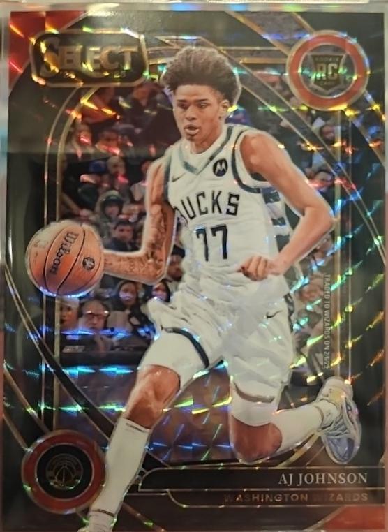AJ Johnson [Black Finite Prizm] #300