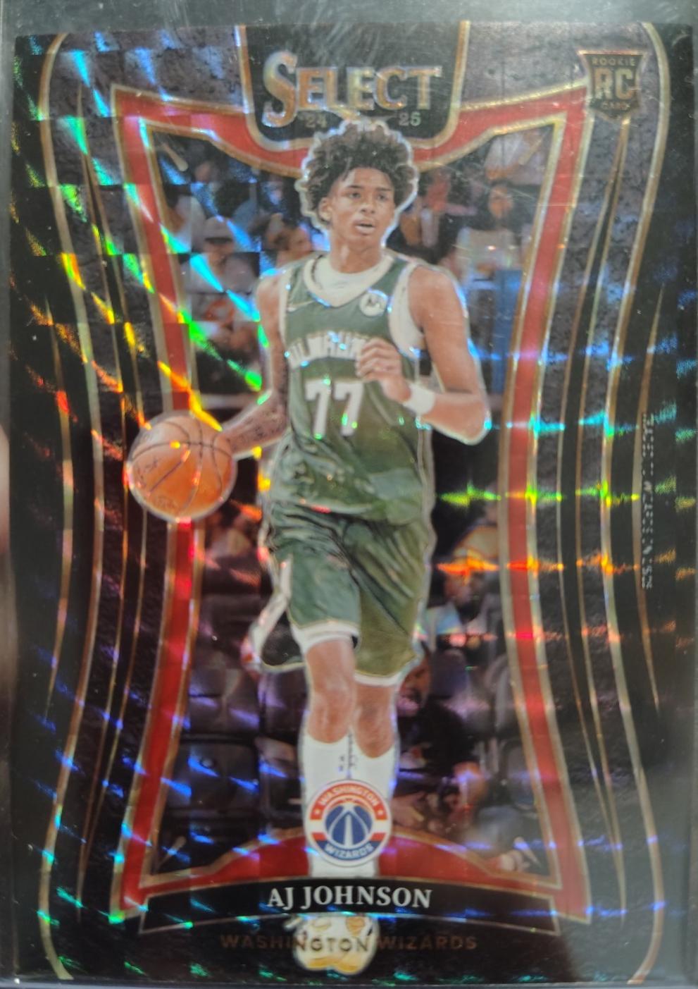 AJ Johnson [Black Finite Prizm] #376