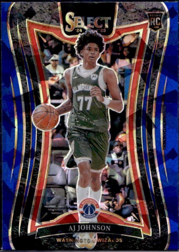 AJ Johnson [Blue Cracked Ice Prizm] #376