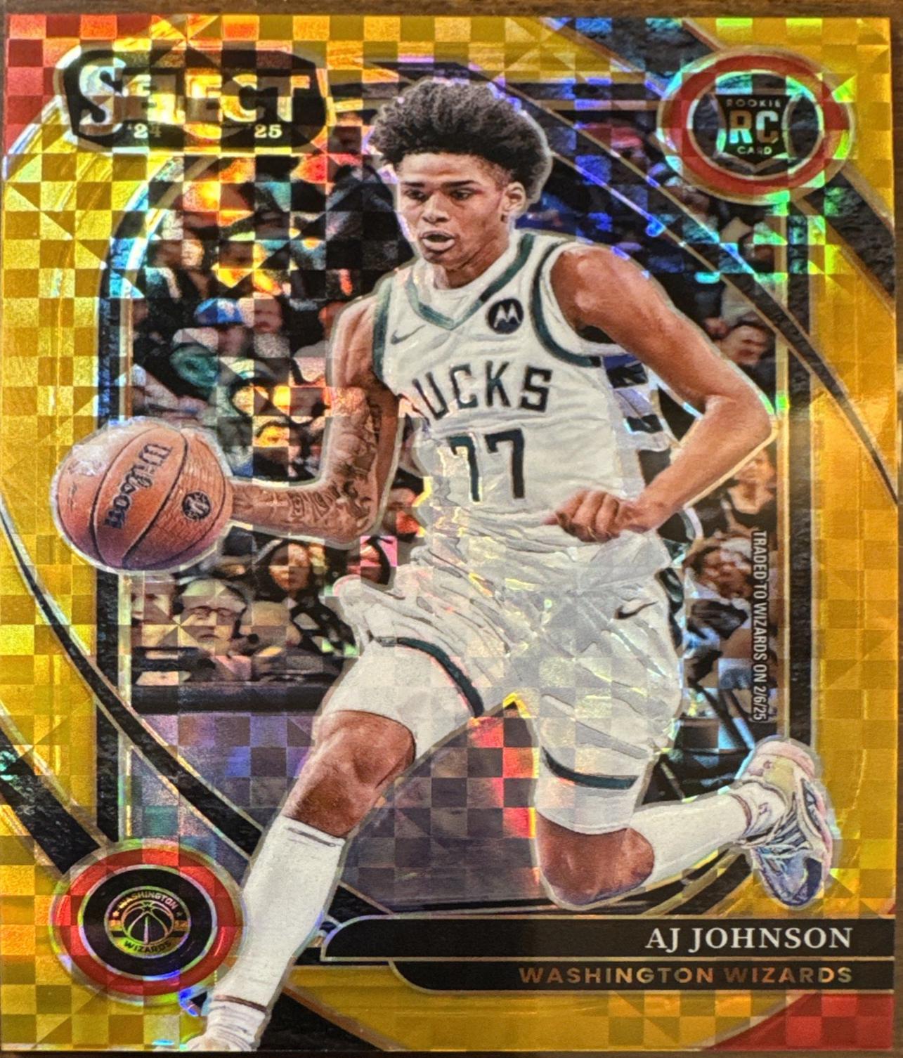 AJ Johnson [Gold Prizm] #300