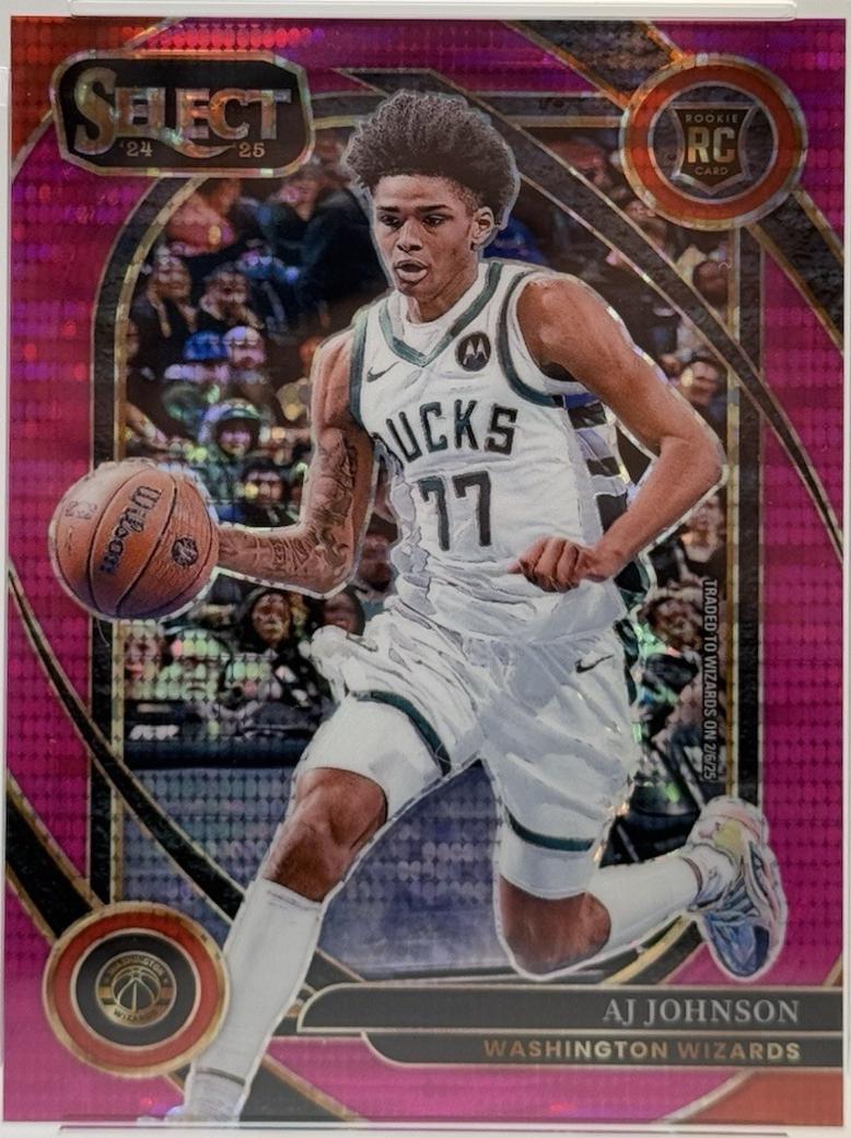 AJ Johnson [Neon Purple Pulsar Prizm] #300
