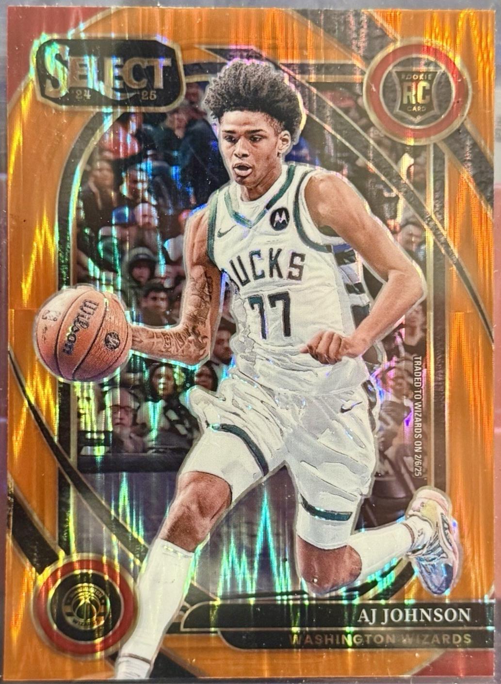 AJ Johnson [Orange Flash Prizm] #300