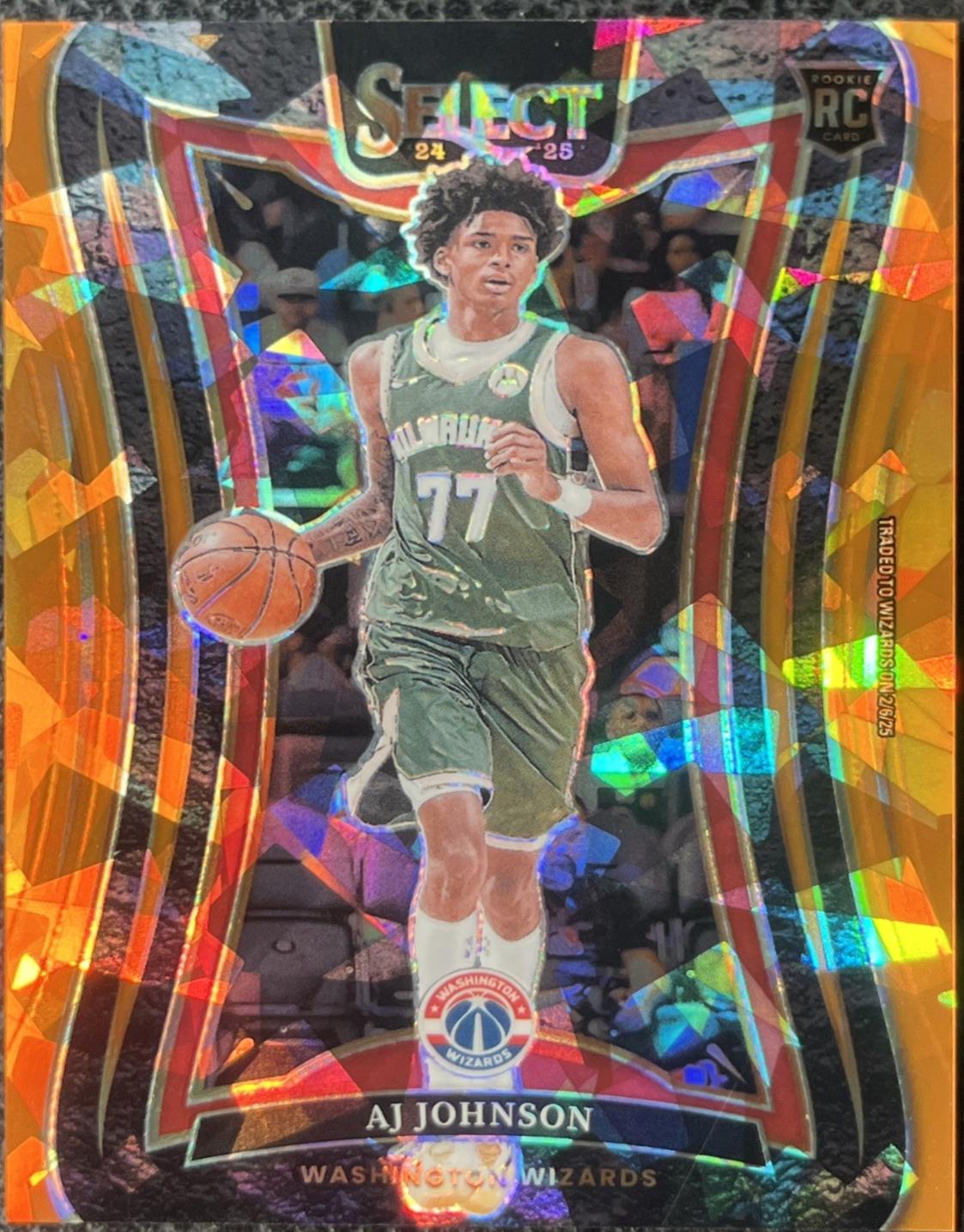 AJ Johnson [Orange Flash Prizm] #376