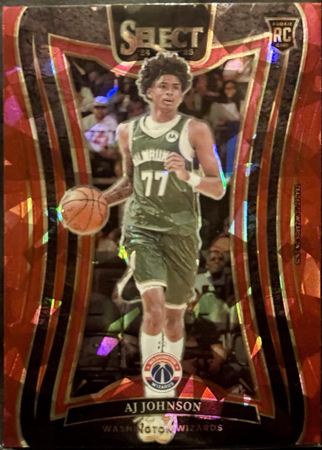 AJ Johnson [Red Cracked Ice Prizm] #376