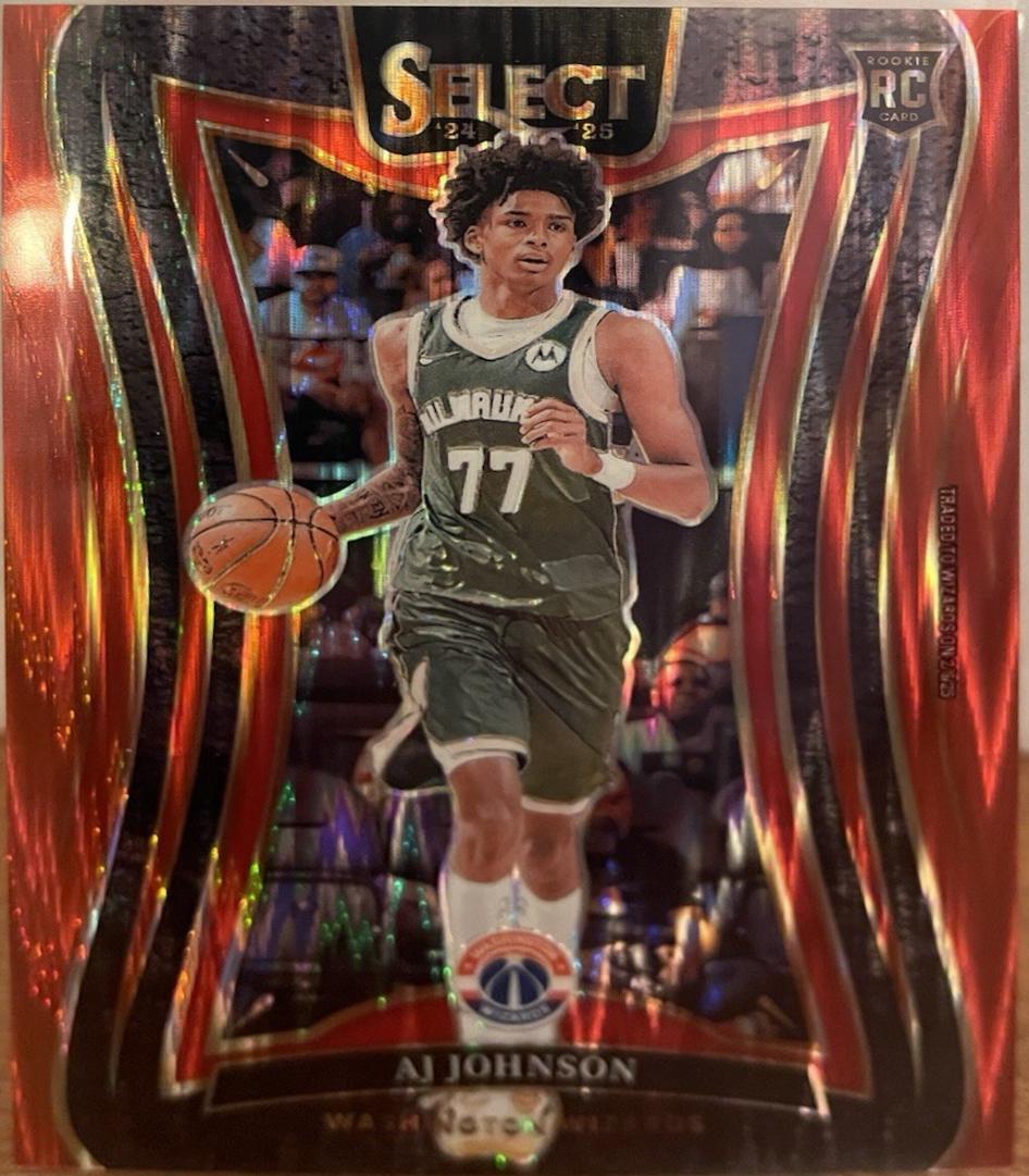AJ Johnson [Red Flash Prizm] #376