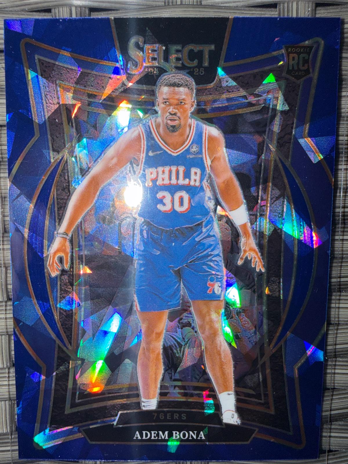 Adem Bona [Blue Cracked Ice Prizm] #97