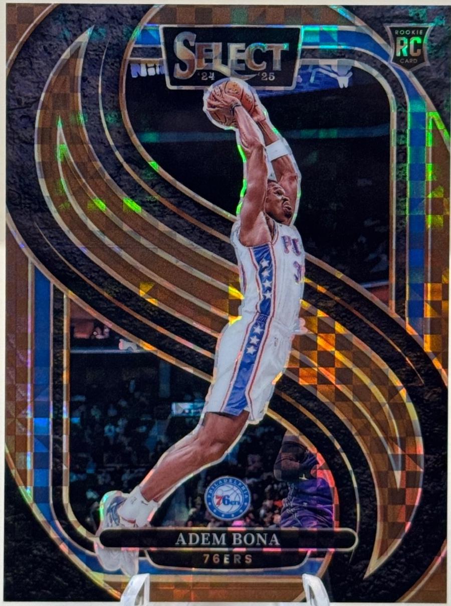 Adem Bona [Bronze Checker Prizm] #196