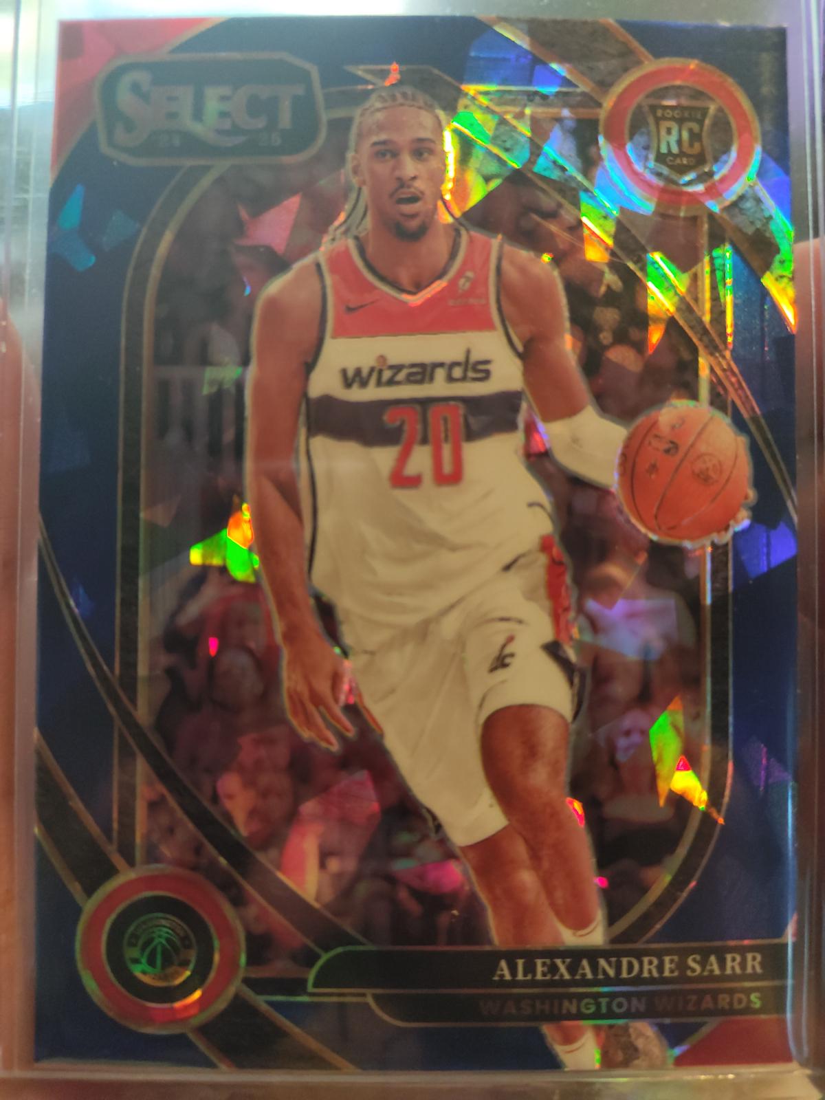 Alexandre Sarr [Blue Cracked Ice Prizm] #274