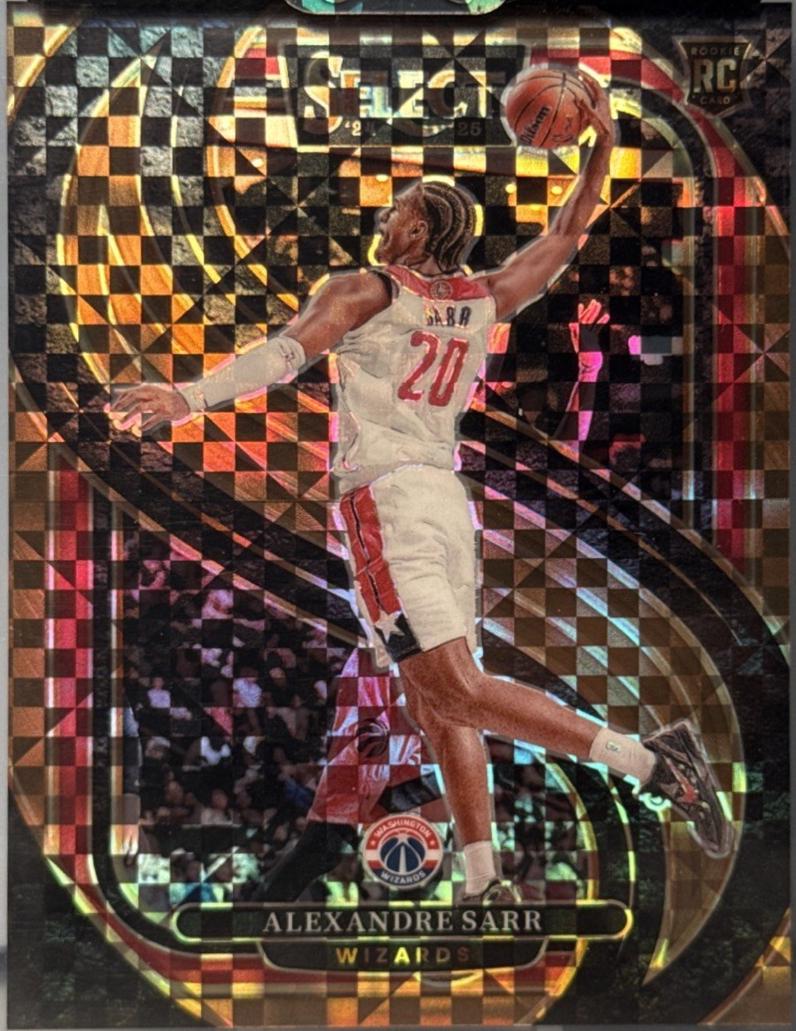 Alexandre Sarr [Bronze Checker Prizm] #185