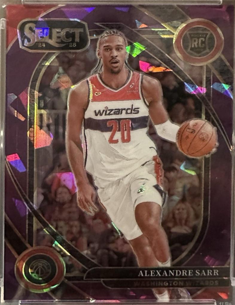 Alexandre Sarr [Purple Cracked Ice Prizm] #274