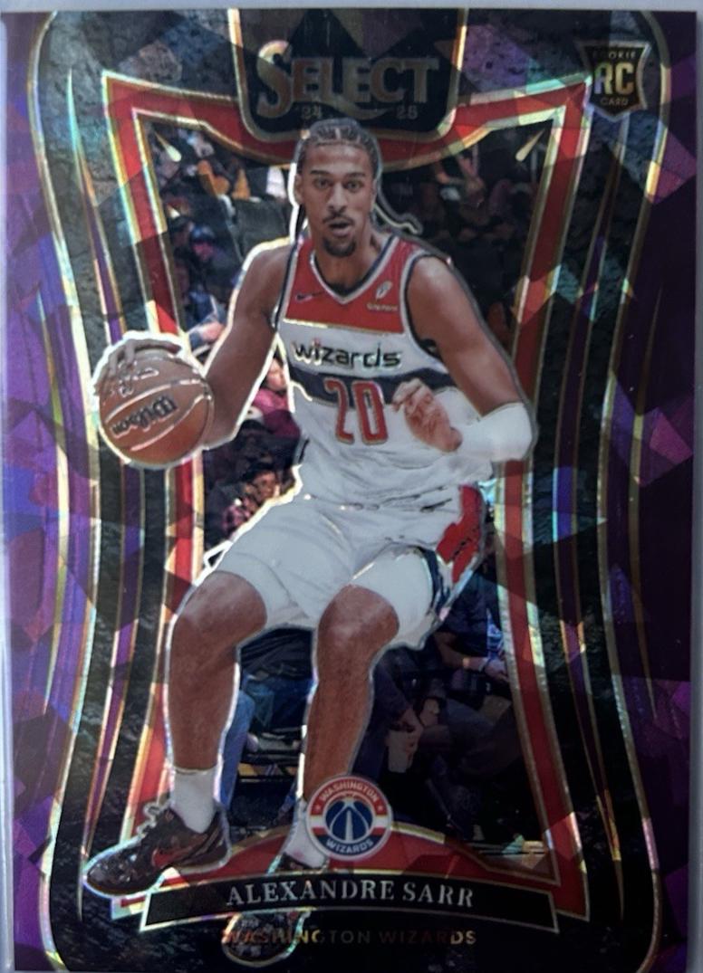 Alexandre Sarr [Purple Cracked Ice Prizm] #399